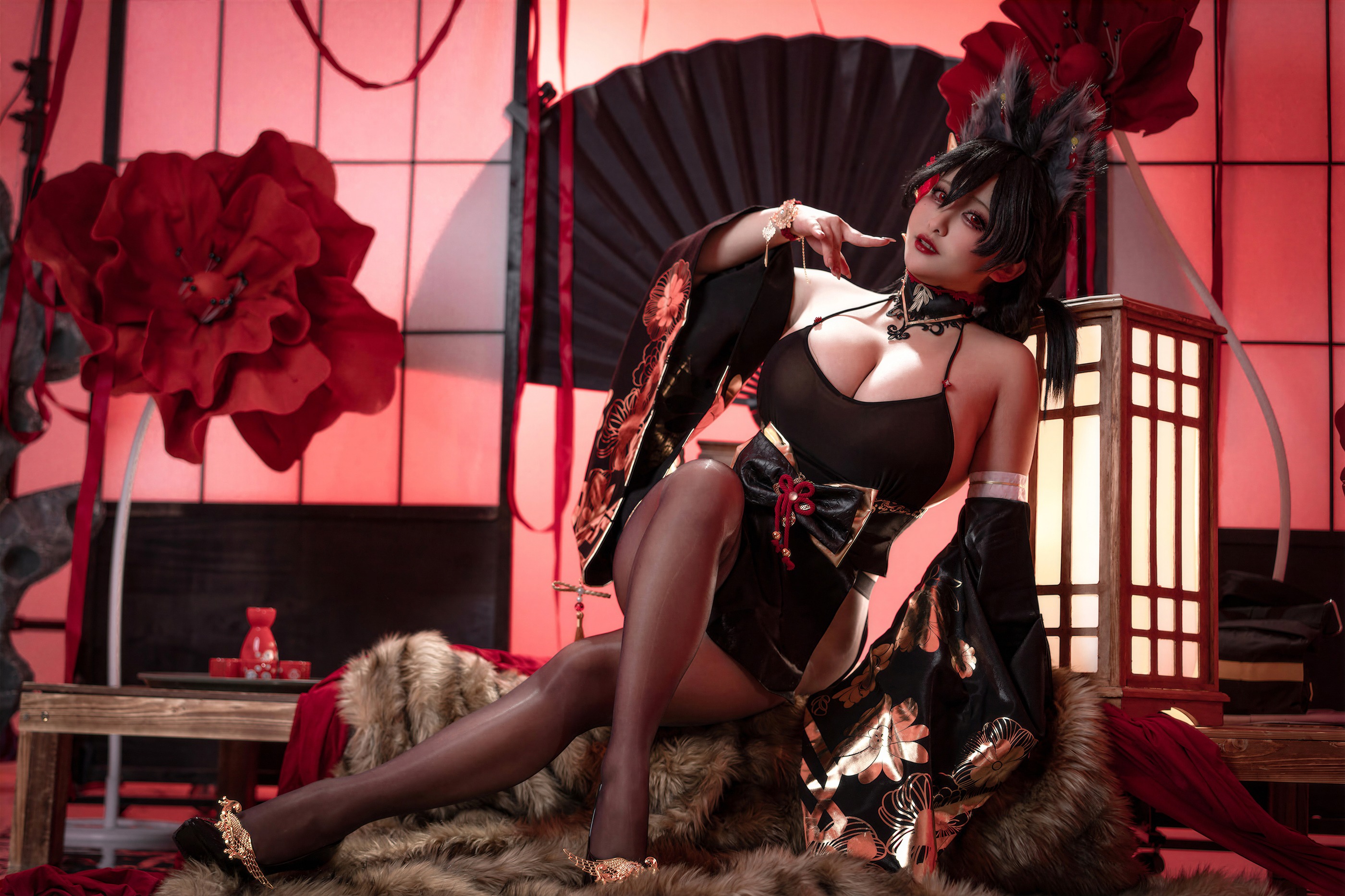 图片[1]-洛璃 LoLiSAMA – NO.116 碧蓝航线 近江 原皮 [67P]-XikXak